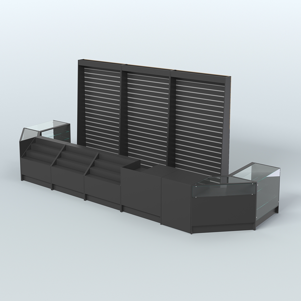 Торговый Островок "Эконом" №5 (9, 72 кв.м) Черный