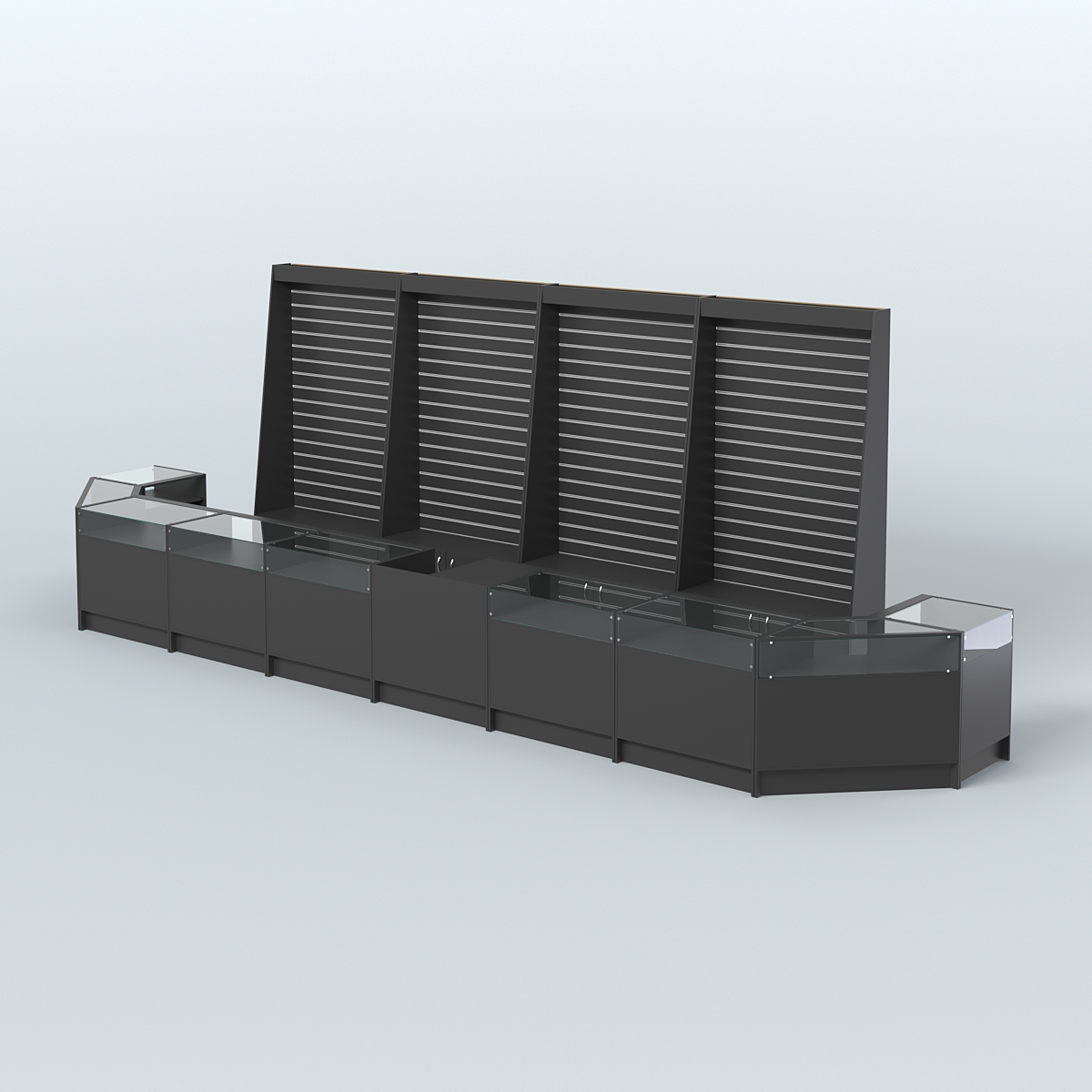 Торговый Островок "Эконом" №7 (12, 4 кв.м) Черный