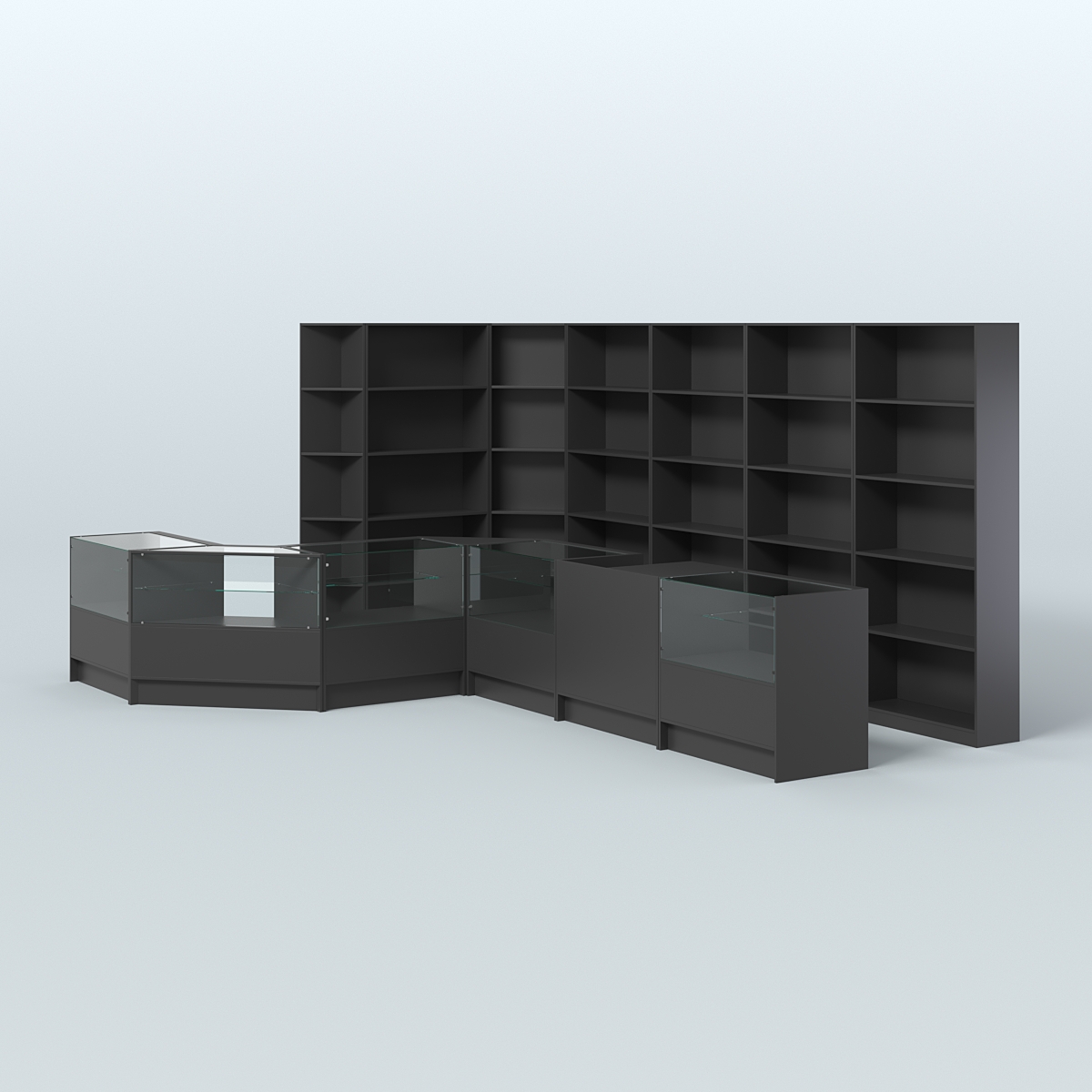 Торговый Островок "Эконом" №8 (13, 6 кв.м) Черный