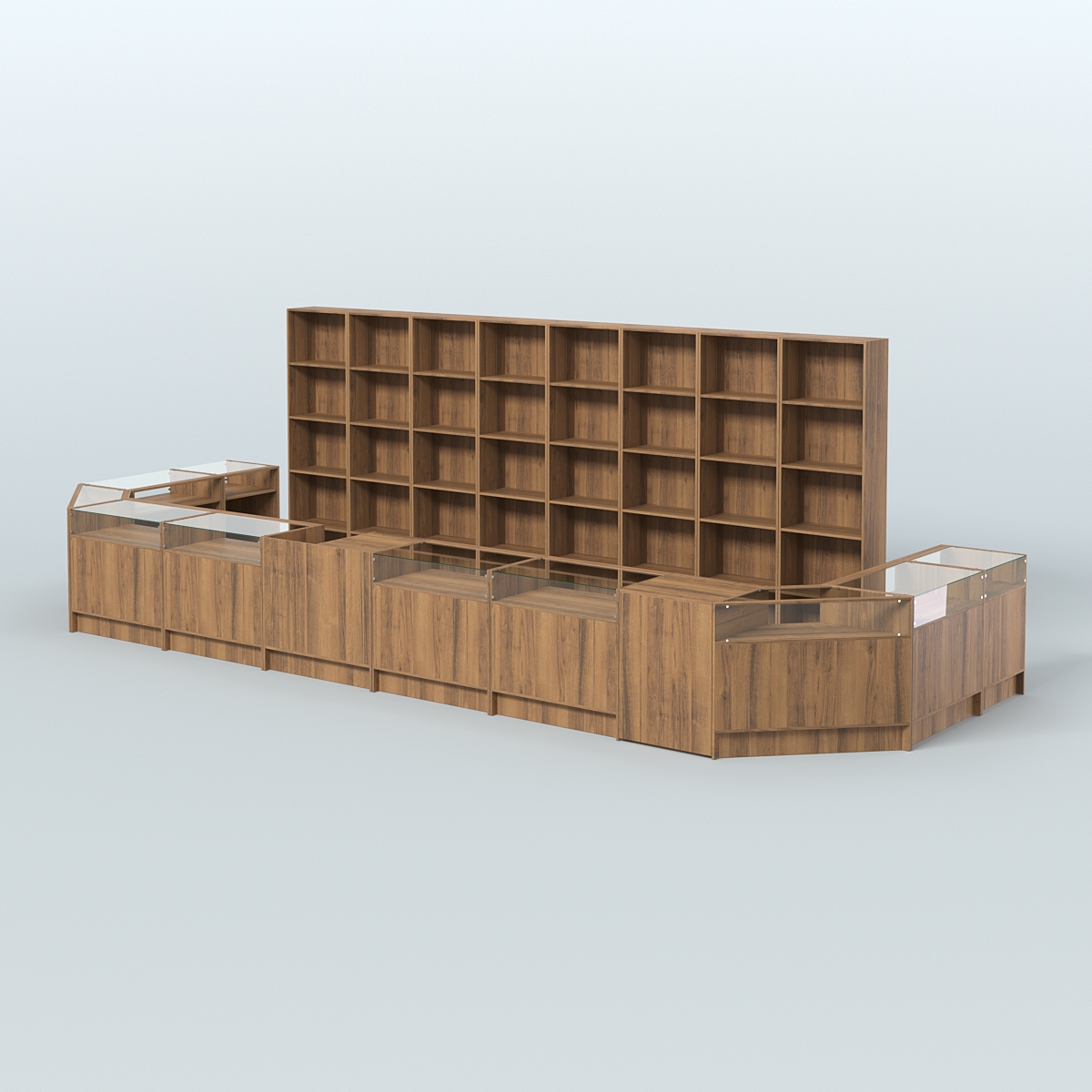 Торговый Островок "Эконом" №9 (15, 2 кв.м) Орех