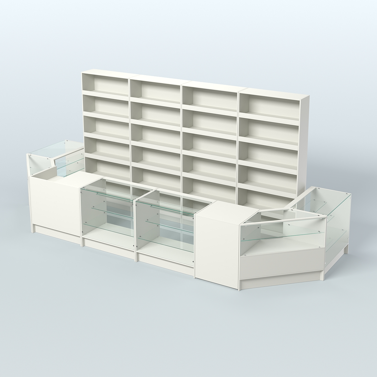 Торговый Островок "Эконом" №11 (8, 2 кв.м) Белый