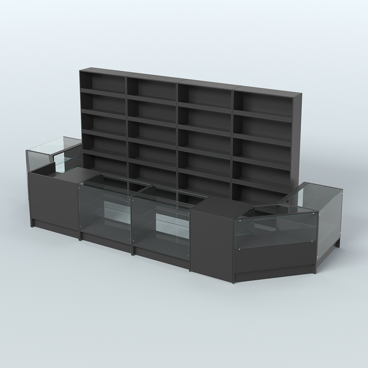 Торговый Островок "Эконом" №11 (8, 2 кв.м) Черный