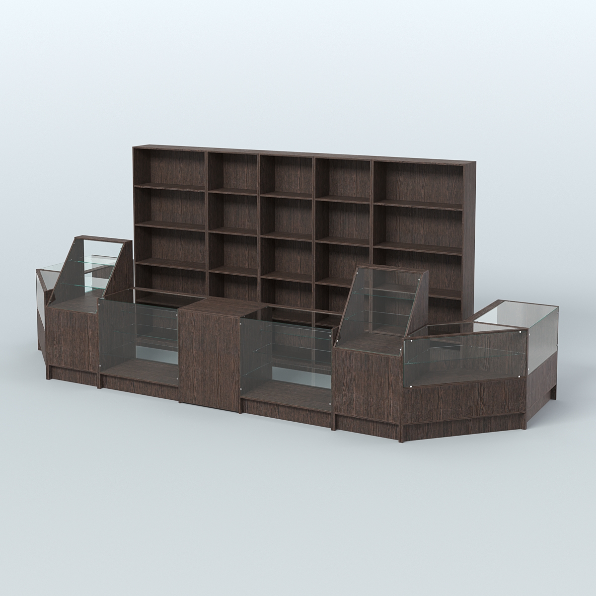 Торговый Островок "Эконом" №12 (8, 7 кв.м) Дуб Венге