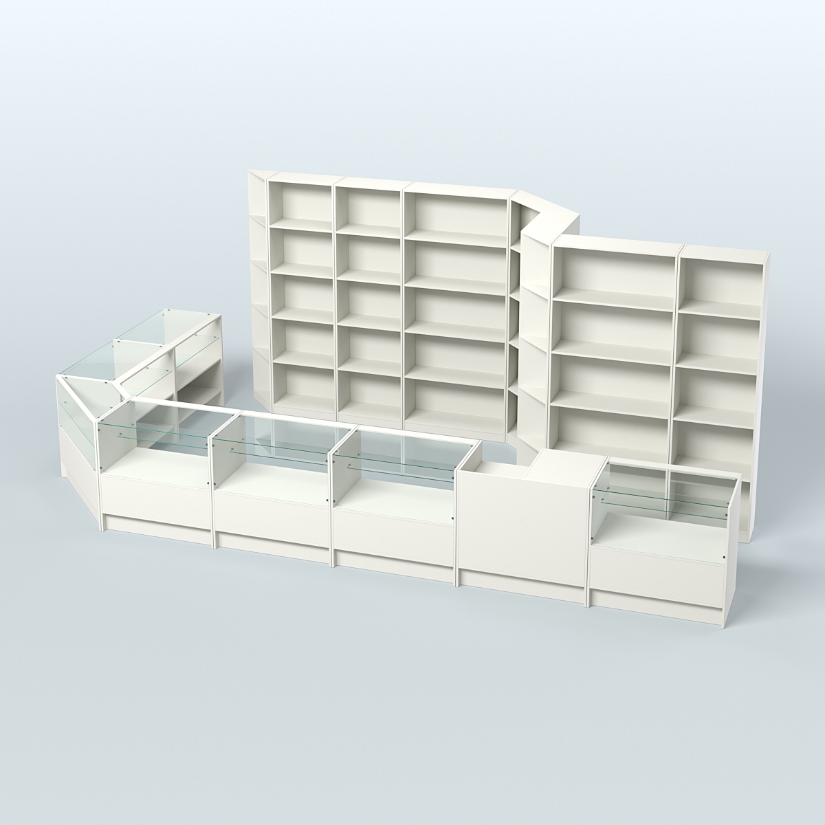 Торговый Островок "Эконом" №13 (15, 2 кв.м) Белый