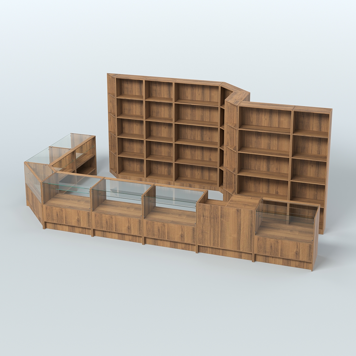 Торговый Островок "Эконом" №13 (15, 2 кв.м) Орех