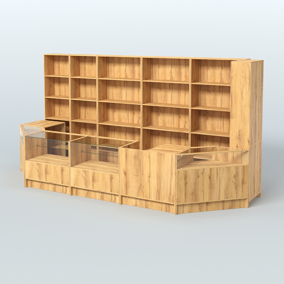 Торговый Островок "Эконом" №16 (7, 19 кв.м) Дуб Золотистый