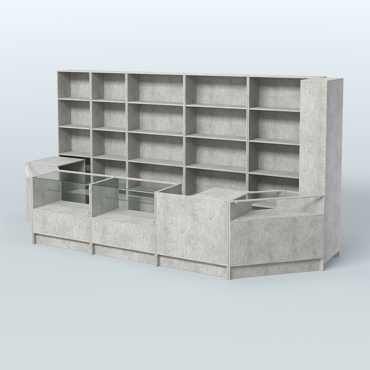 Торговый Островок "Эконом" №16 (7, 19 кв.м) Метрополитан Грей