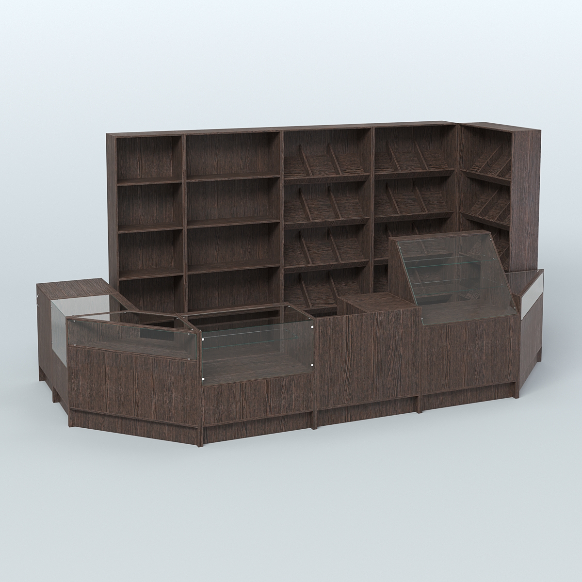 Торговый Островок "Эконом" №17 (8, 47 кв.м) Дуб Венге