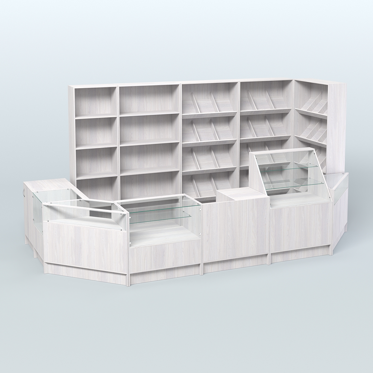 Торговый Островок "Эконом" №17 (8, 47 кв.м) Ясень Анкор светлый