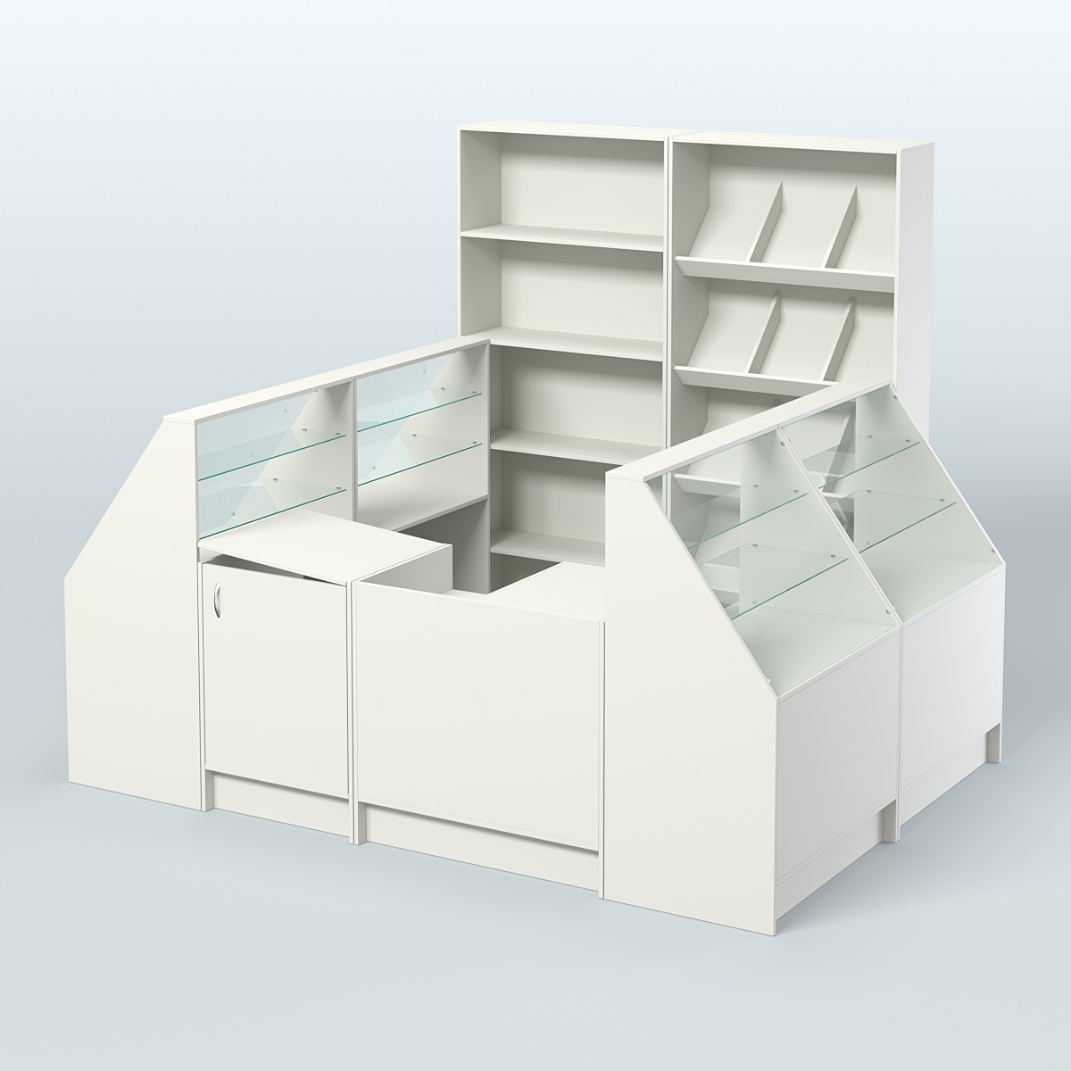 Торговый Островок "Эконом" №18 (5, 5 кв.м) Белый