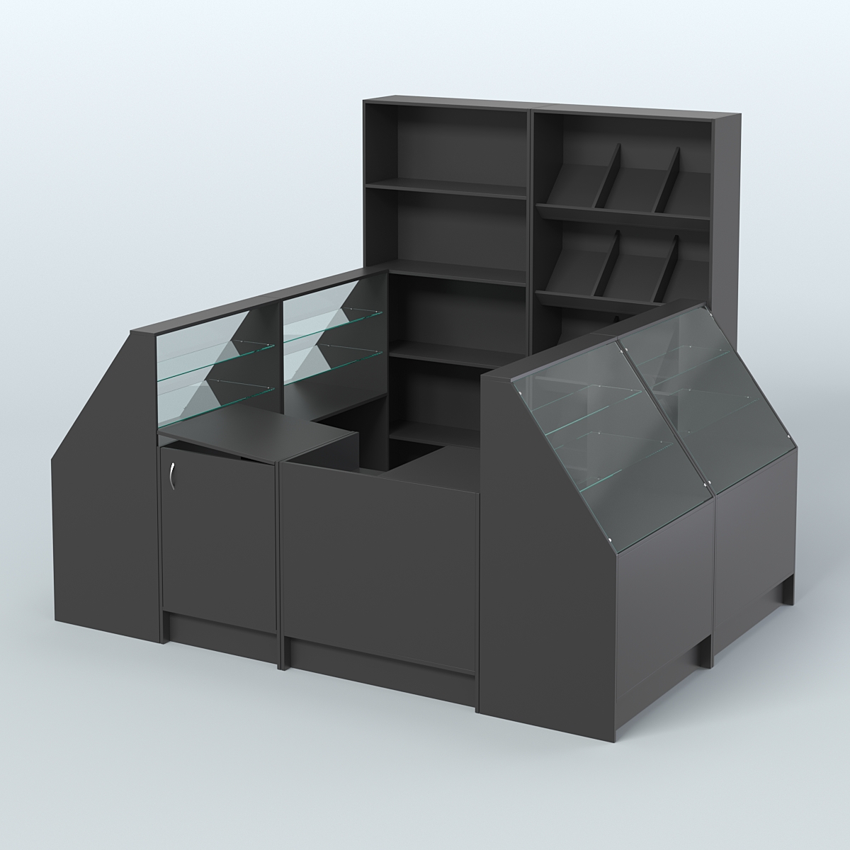 Торговый Островок "Эконом" №18 (5, 5 кв.м) Черный