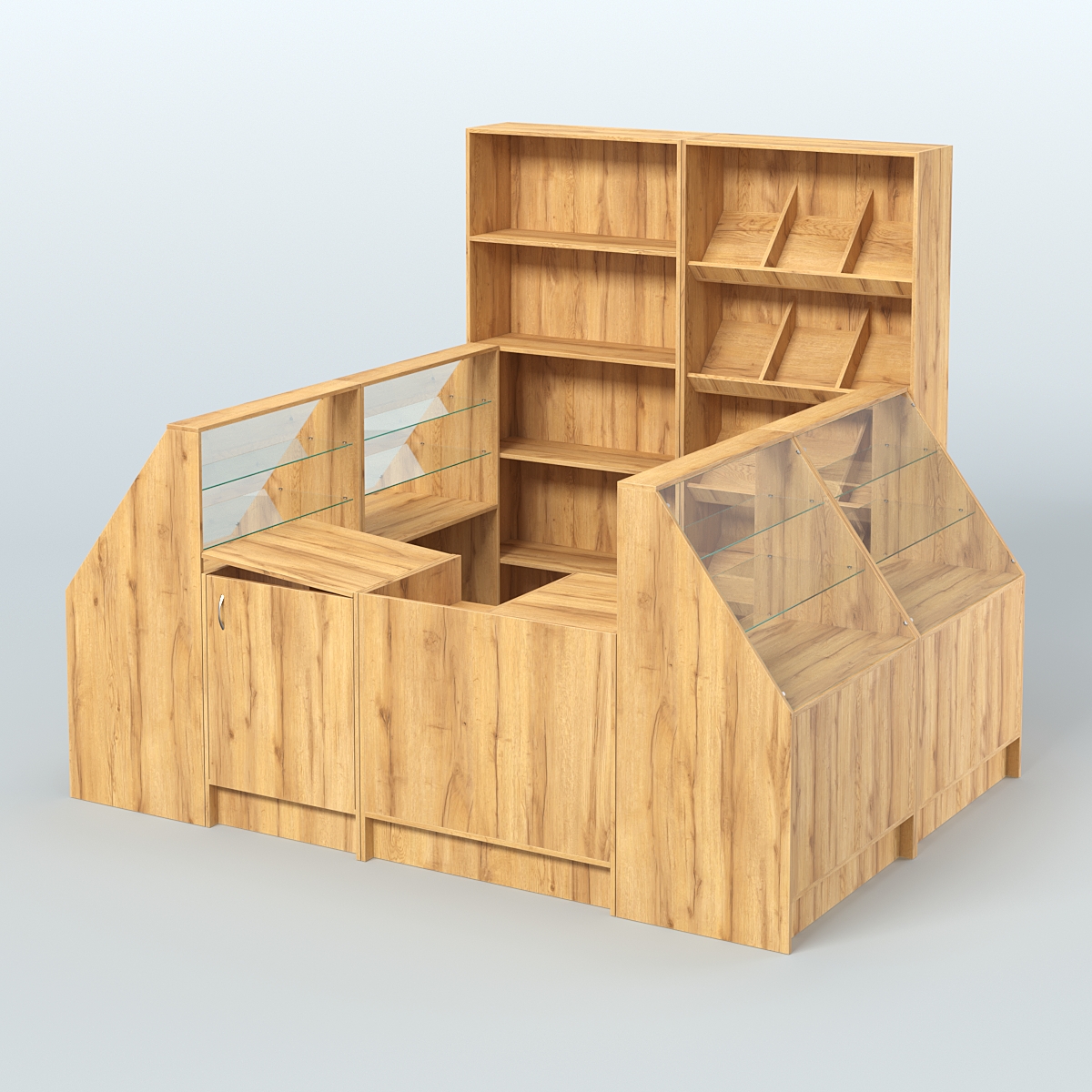 Торговый Островок "Эконом" №18 (5, 5 кв.м) Дуб Золотистый