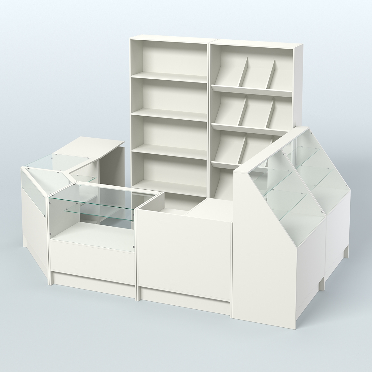 Торговый Островок "Эконом" №19 (6.24 кв.м) Белый