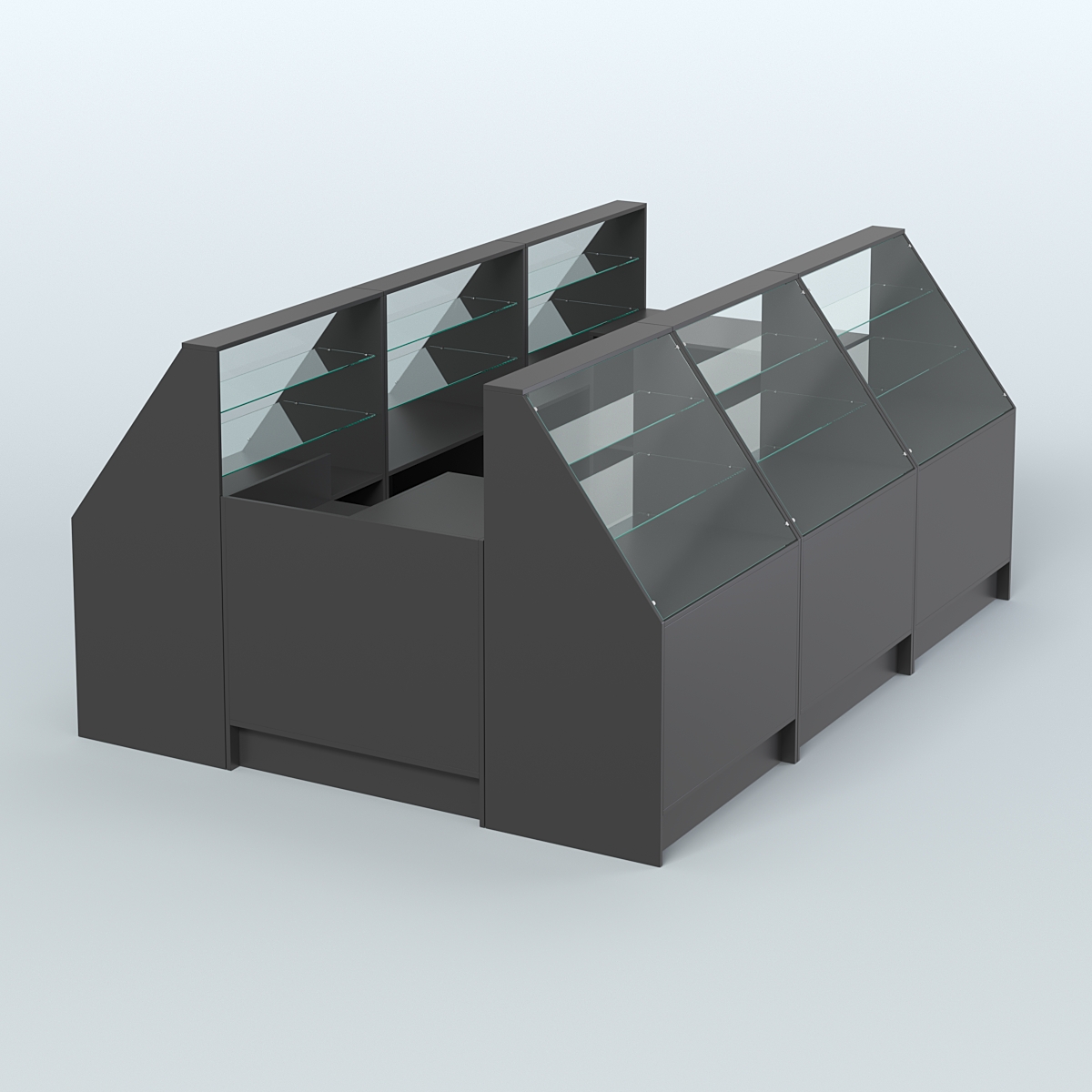 Торговый Островок "Эконом" №20 (5, 45 кв.м) Черный