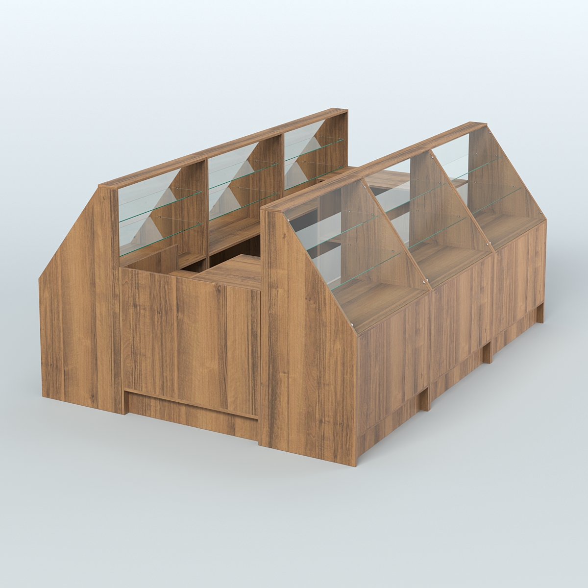 Торговый Островок "Эконом" №20 (5, 45 кв.м) Орех