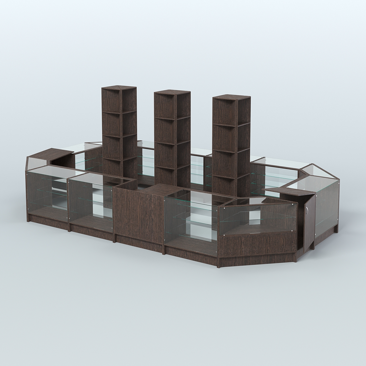 Торговый Островок "Эконом" №21 (15, 87 кв.м) Дуб Венге