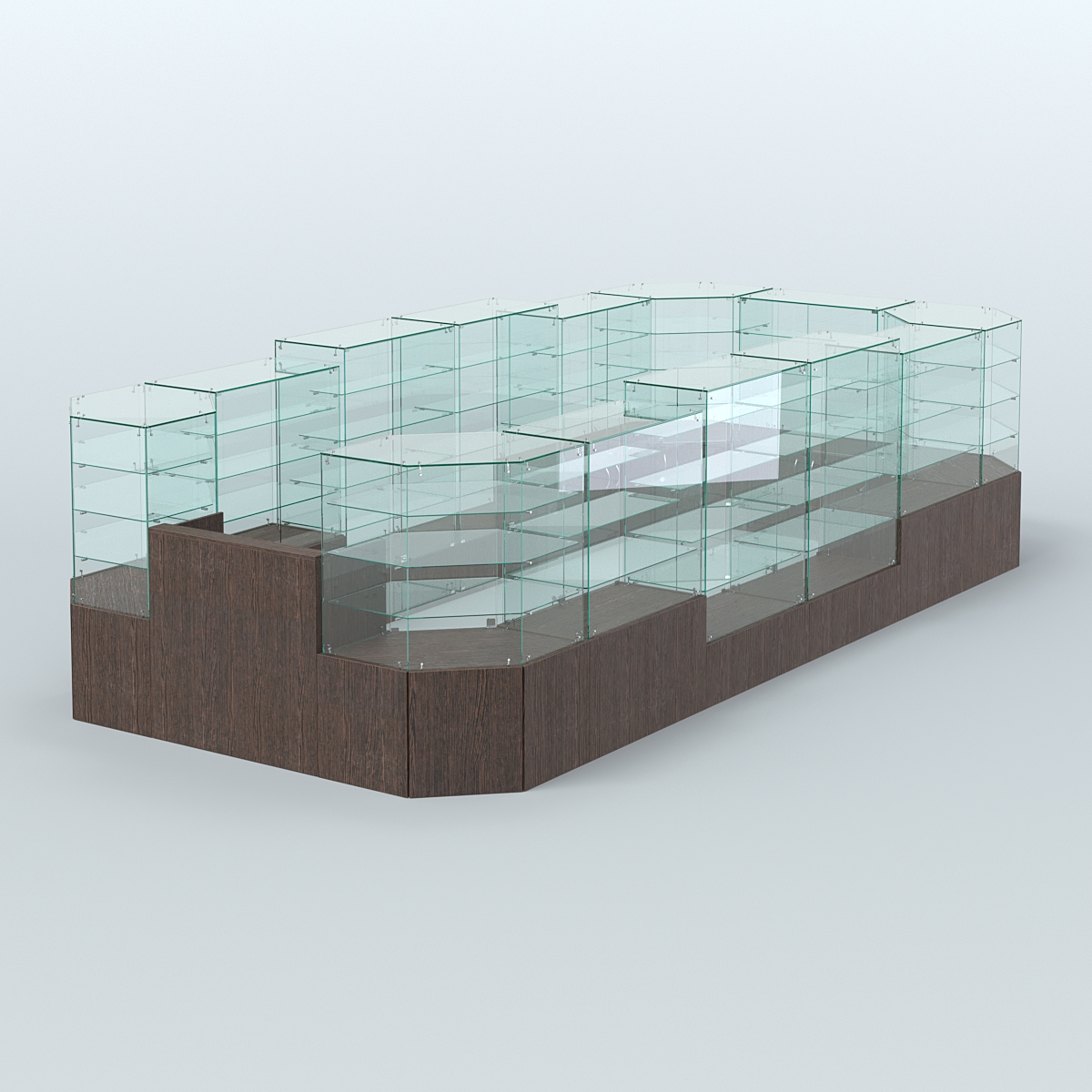 Павильон ИСТРА в центр зала №7а (закрытый) (12, 77 кв.м) Дуб Венге