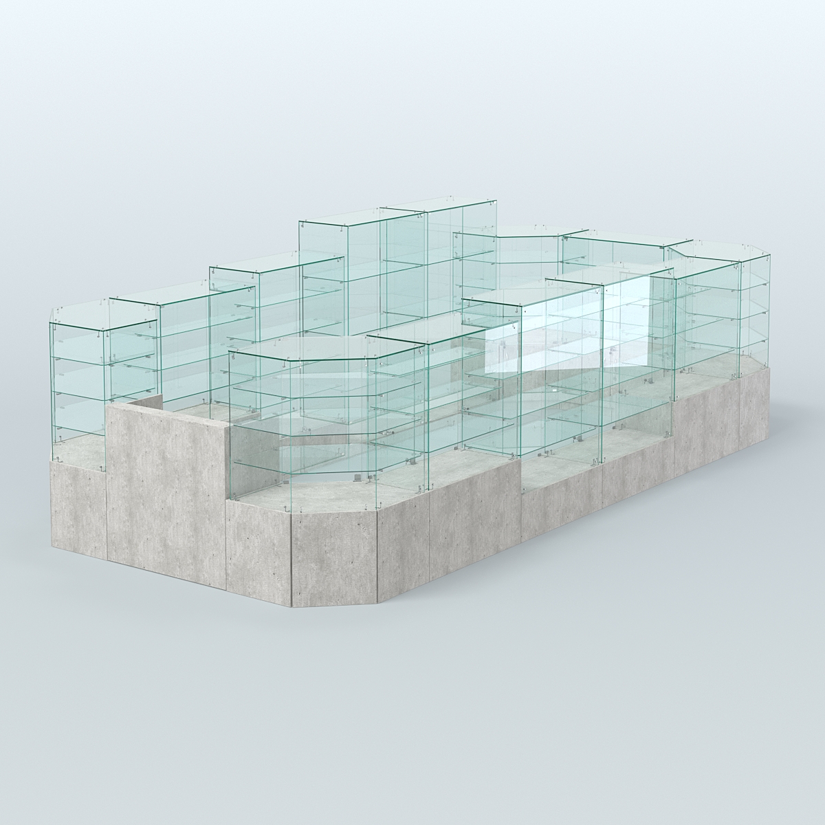 Павильон ИСТРА в центр зала №8а (закрытый) (12, 77 кв.м) Метрополитан Грей