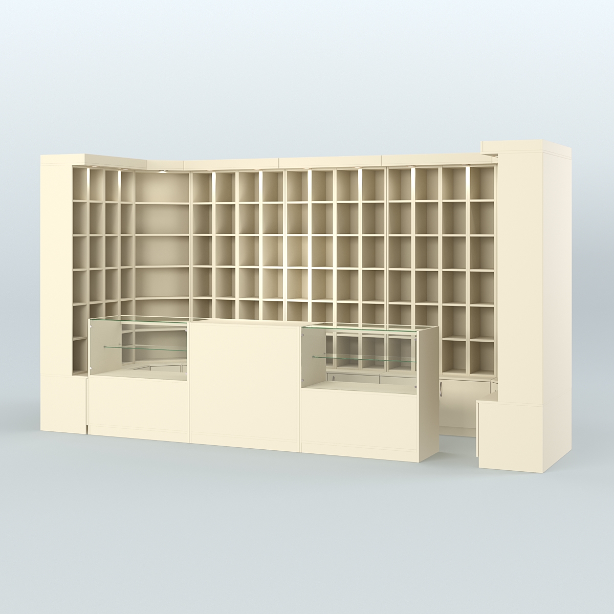 Павильон вместительный для продажи чая и кофе №10 Крем Вайс