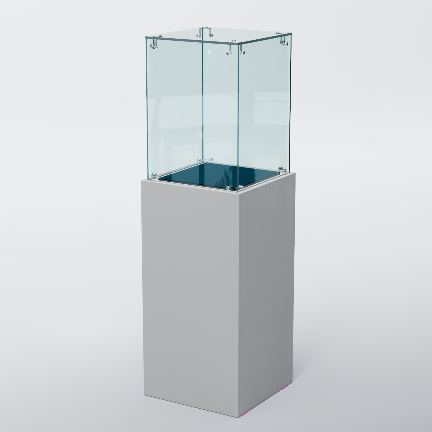 Витрина для музеев "Коллекция" №5 с подсветкой Серый