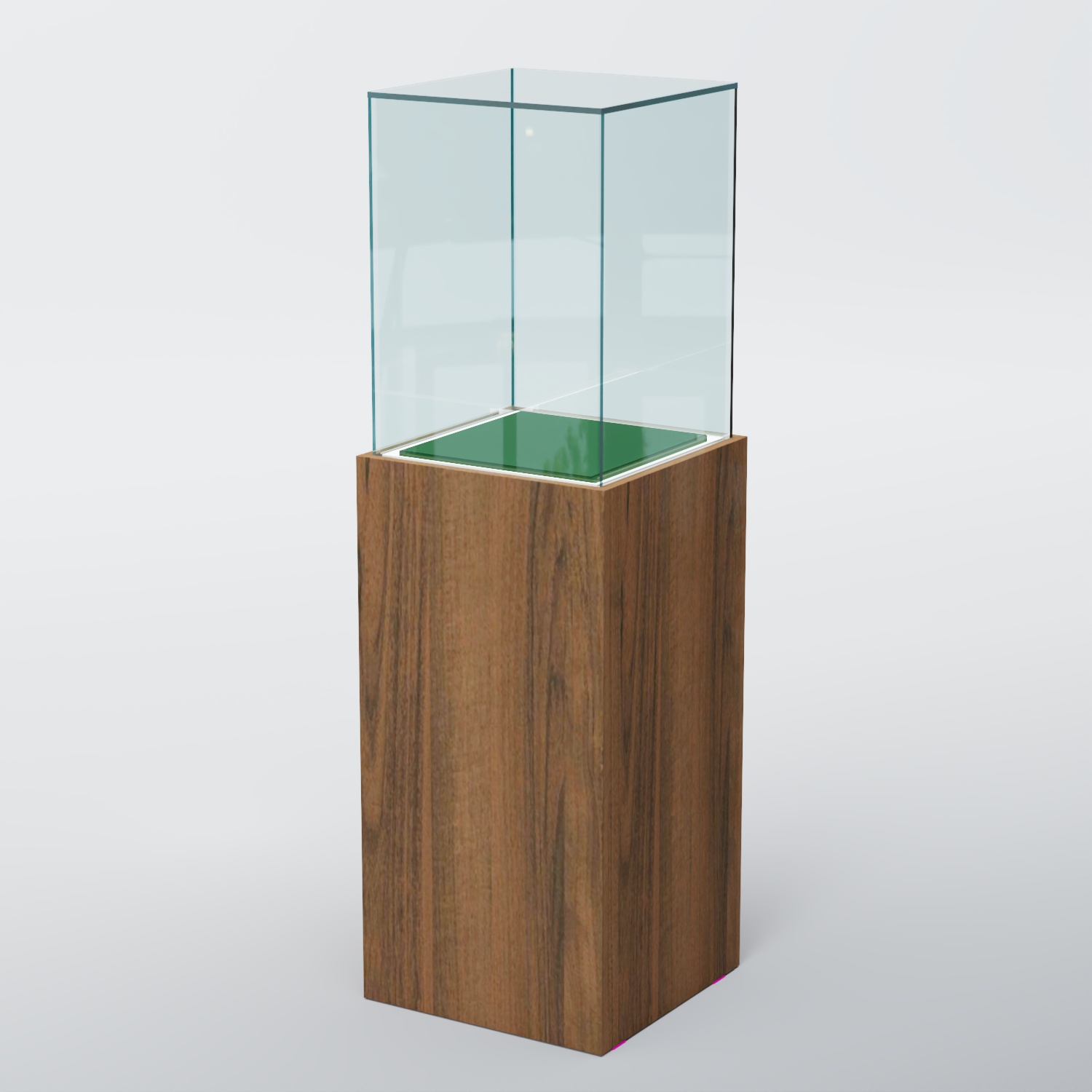 Витрина для музеев "Коллекция" №5А с подсветкой Орех