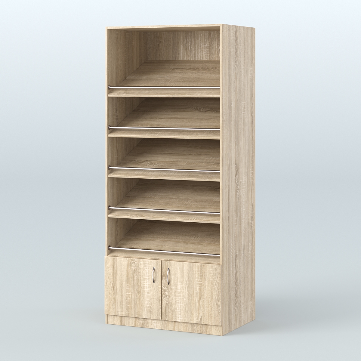 Стеллаж из ДСП для хлеба Дуб сонома