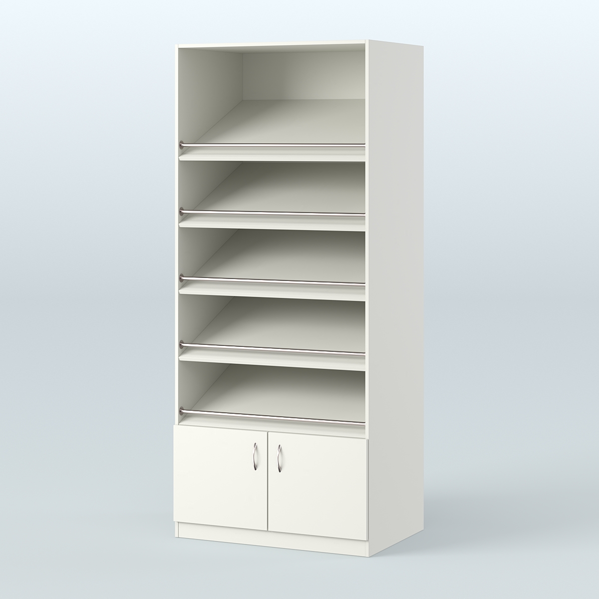 Стеллаж из ДСП для хлеба Белый