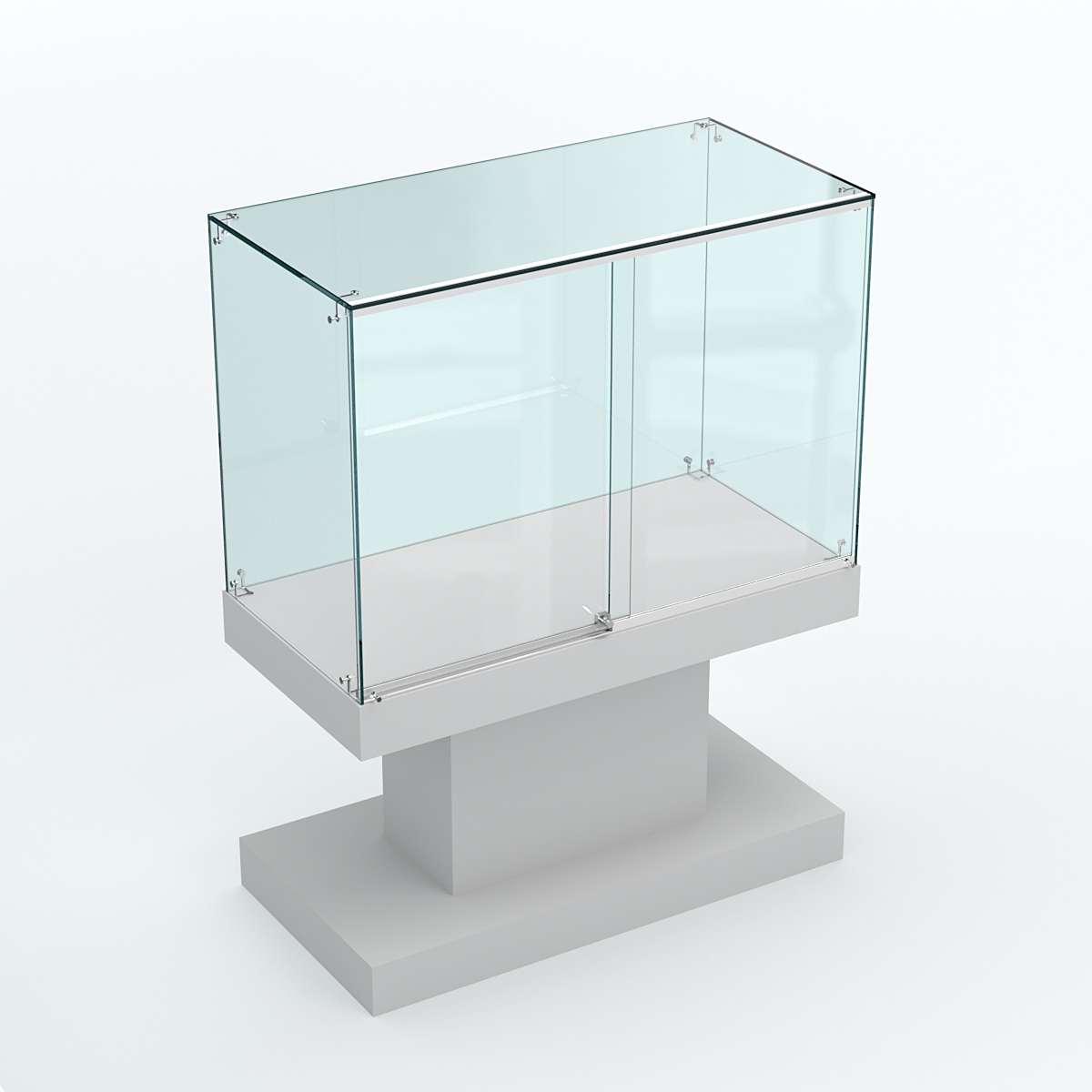 Островной прилавок №3 Серый