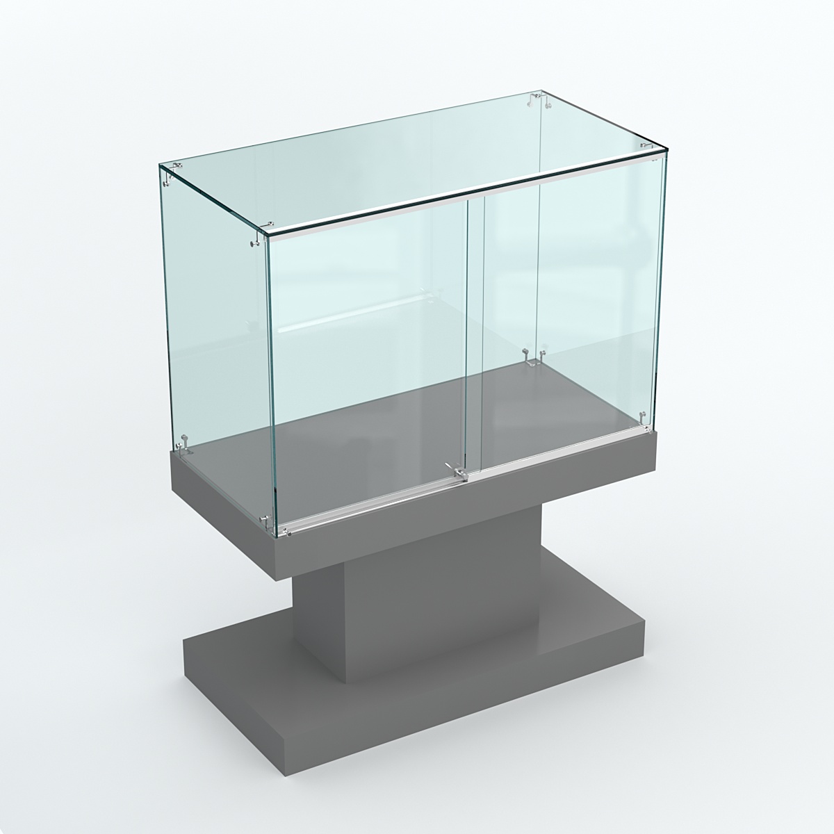 Островной прилавок №3 Темно-Серый