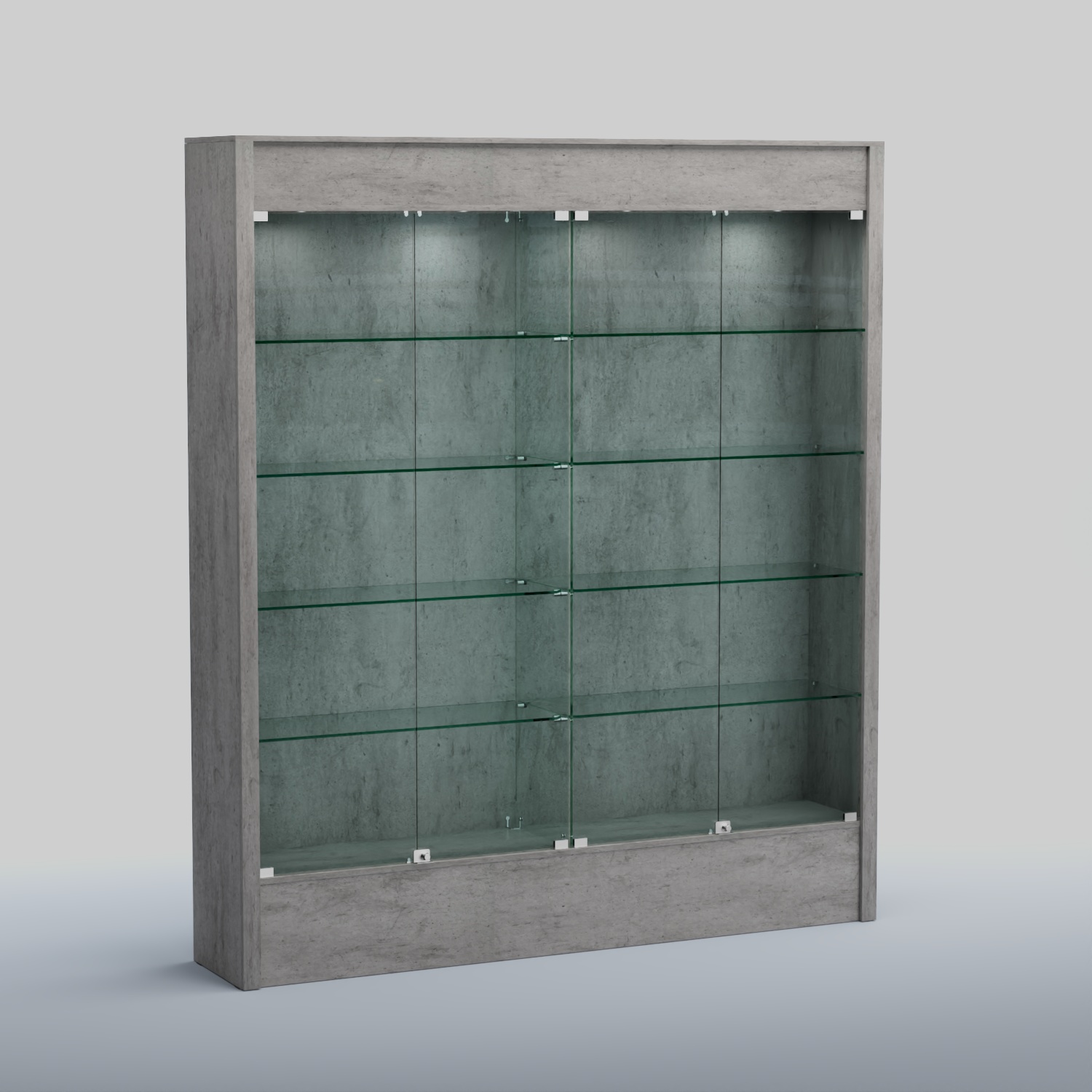 Витрина ФЕЛИКС №1-2000 Бетон Чикаго светло-серый F186 ST9