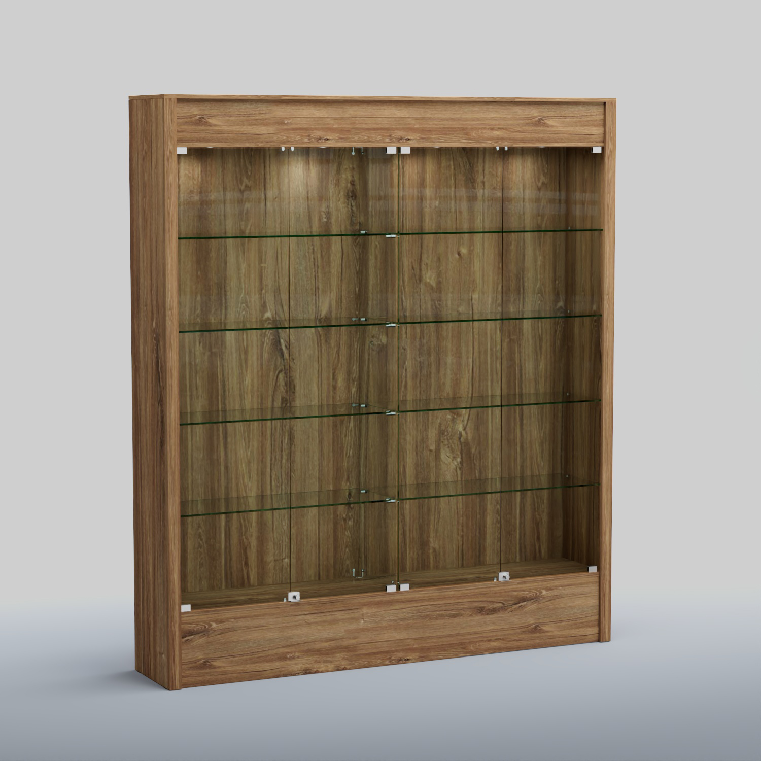 Витрина ФЕЛИКС №1-2000 Дуб Канзас коричневый