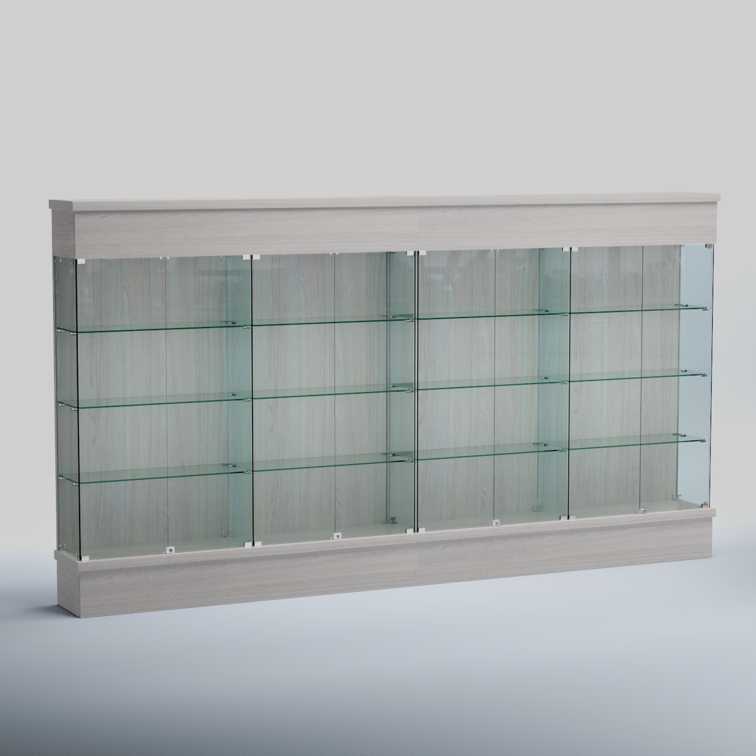 Витрина ФЕЛИКС №2-4000 Ясень Анкор светлый