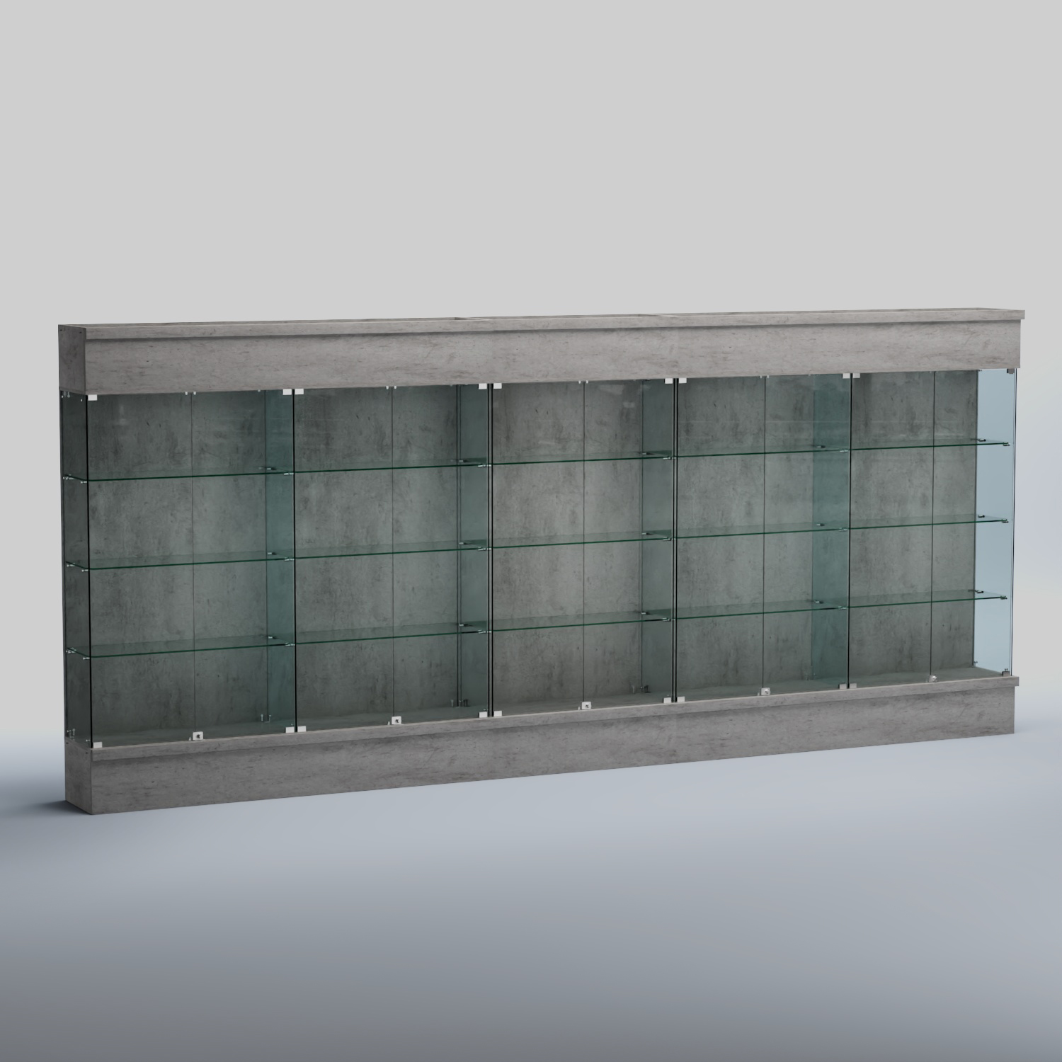 Витрина ФЕЛИКС №2-5000 Бетон Чикаго светло-серый F186 ST9