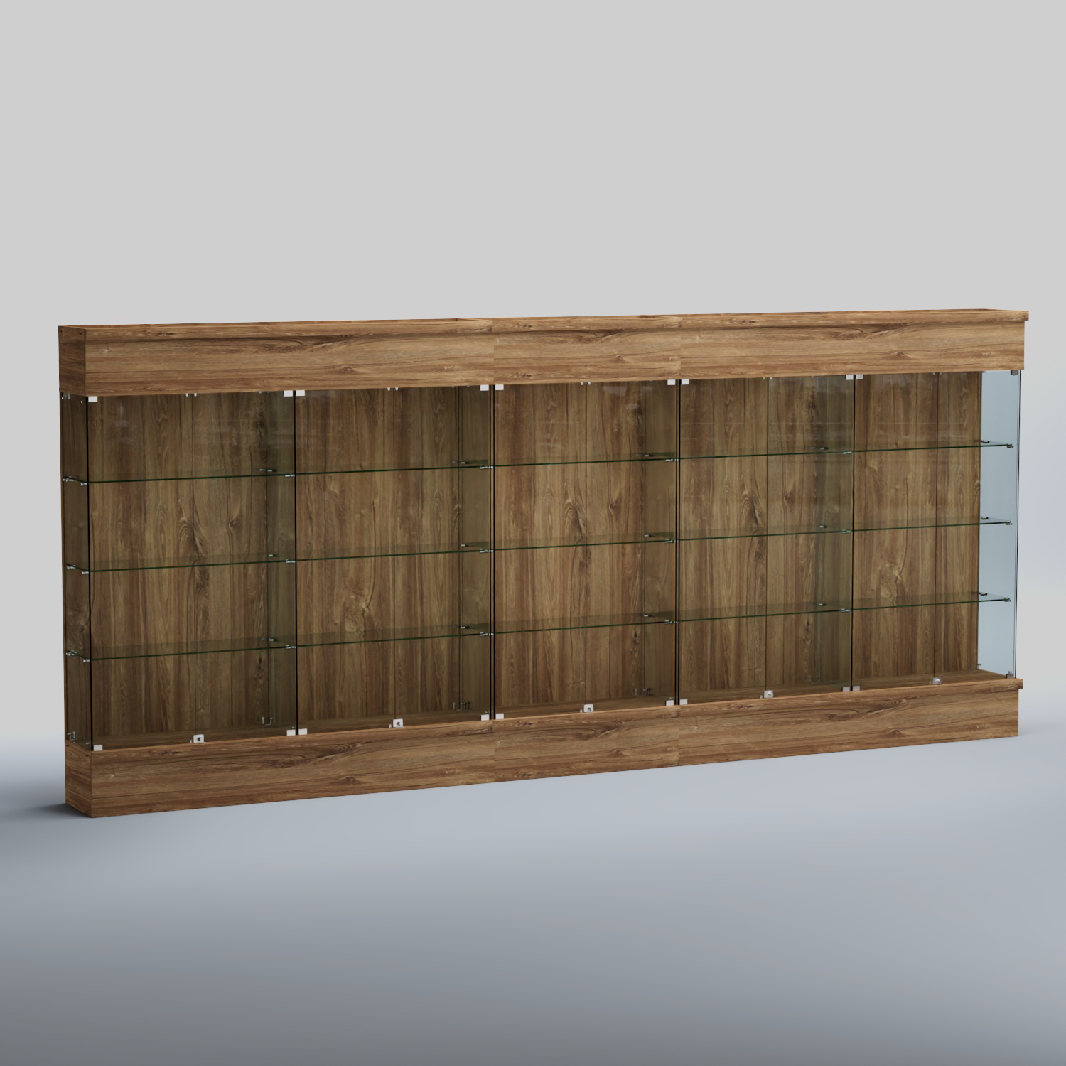 Витрина ФЕЛИКС №2-5000 Дуб Канзас коричневый