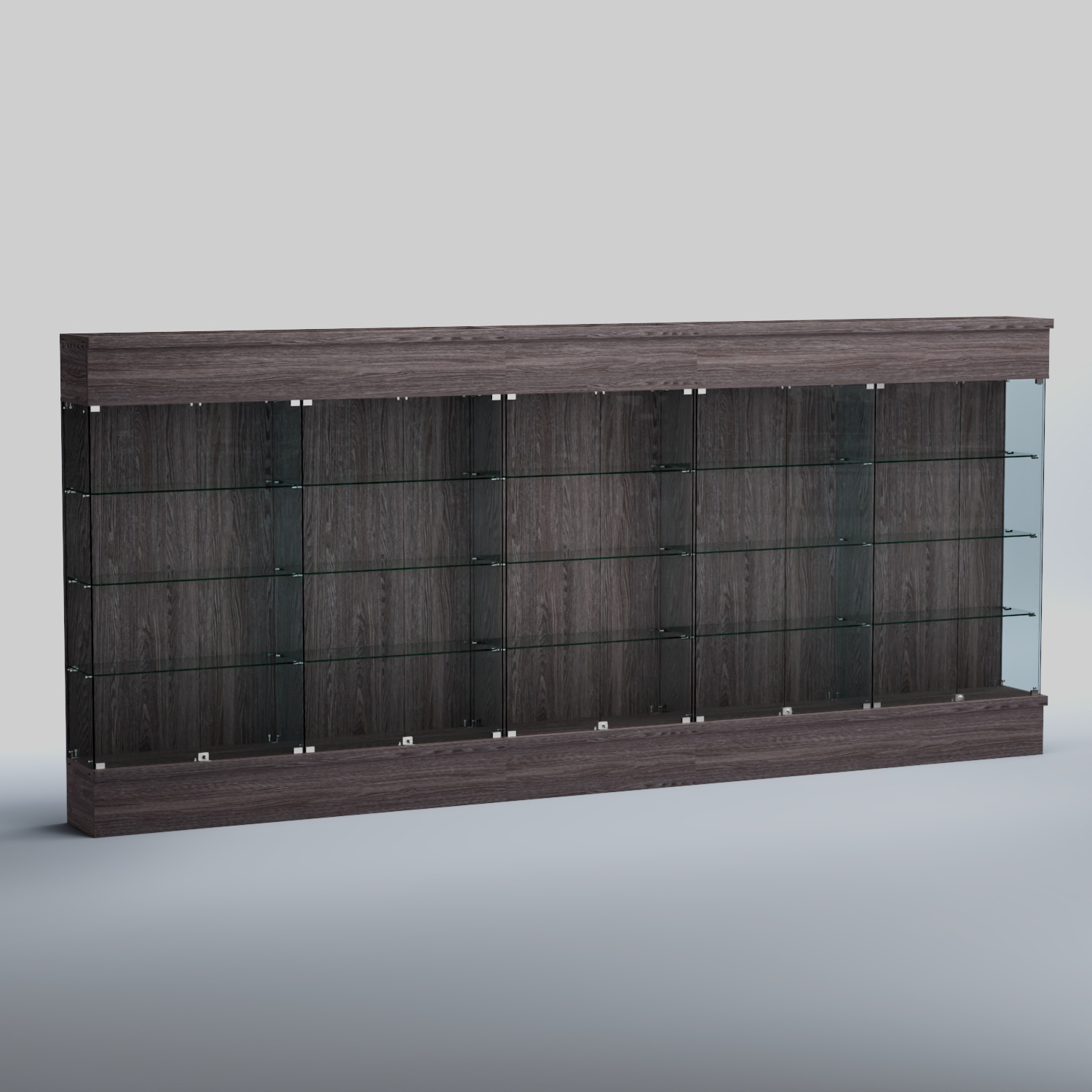 Витрина ФЕЛИКС №2-5000 Ясень Анкор темный