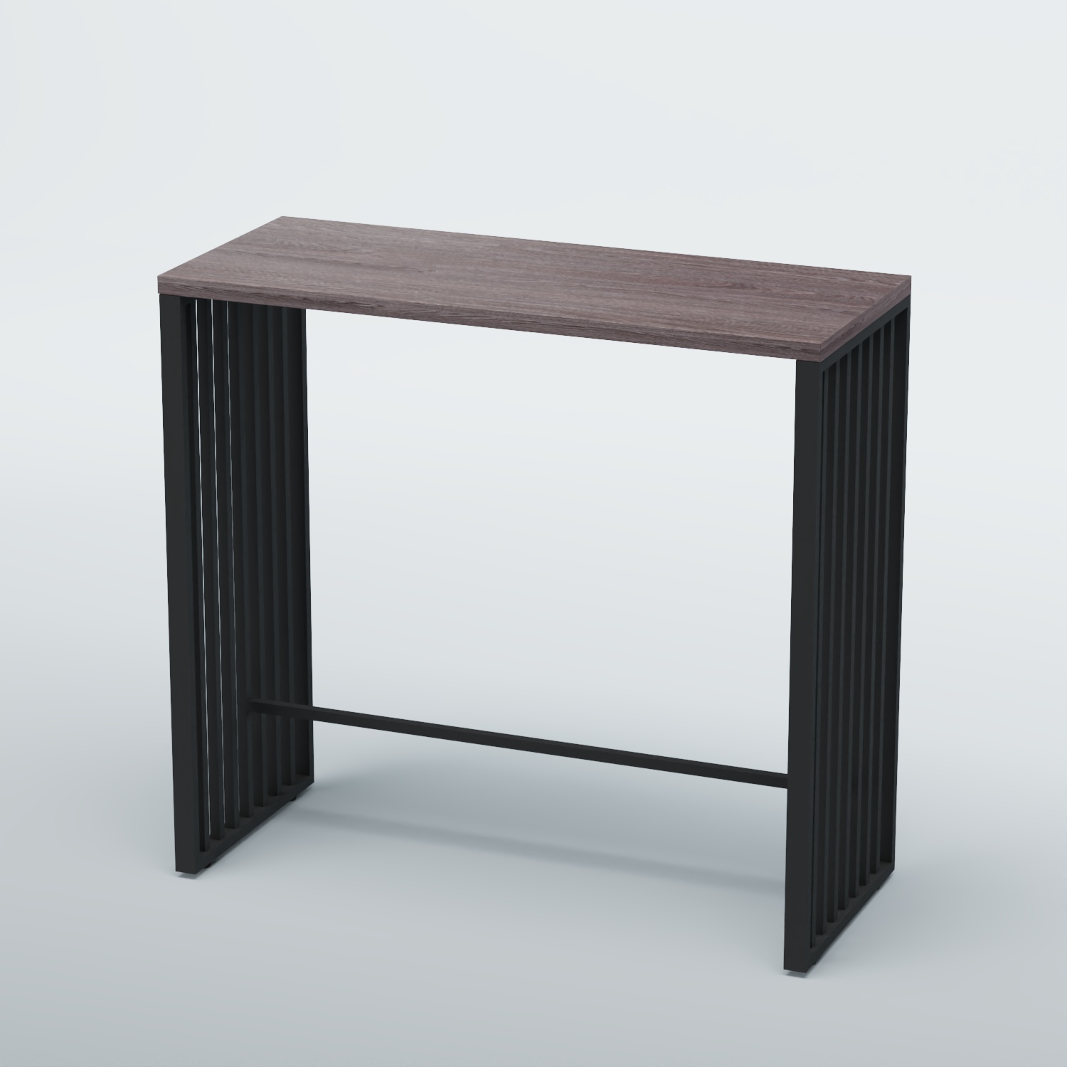 Барный стол "Кофе-брейк" №6 Ясень Анкор темный