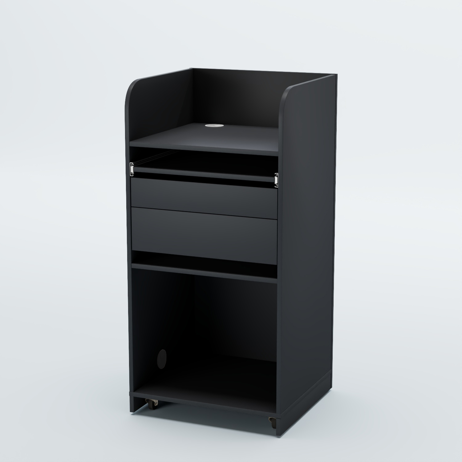 Стойка официанта "Бармен" №3 передвижная Антрацит