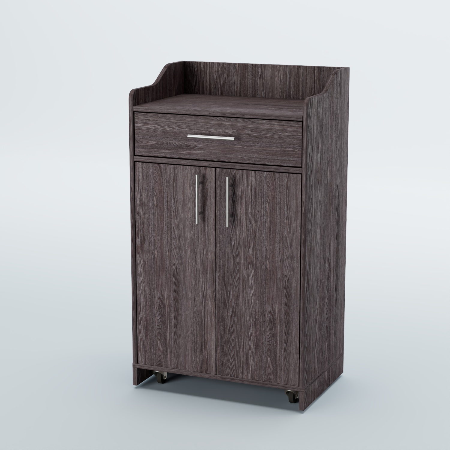 Стойка официанта "Бармен" №5-П передвижная Ясень Анкор темный