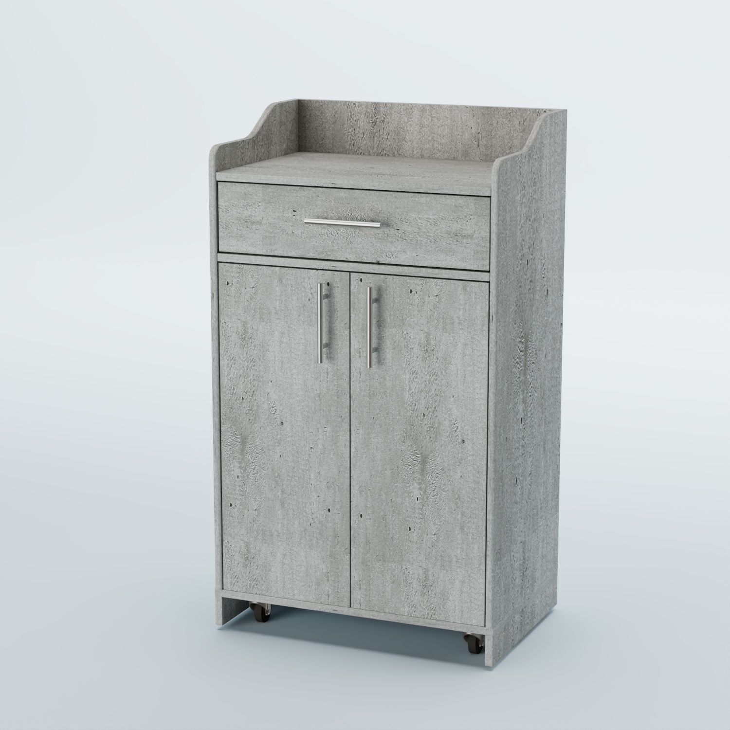 Стойка официанта "Бармен" №5-П передвижная Метрополитан Грей