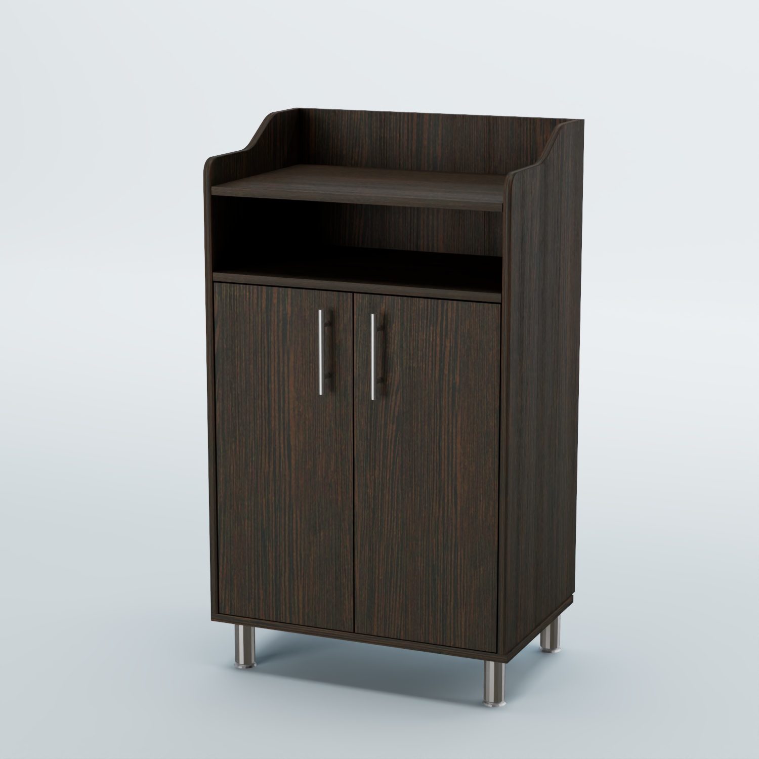 Стойка официанта "Бармен" №4-Н на ножках Дуб Венге