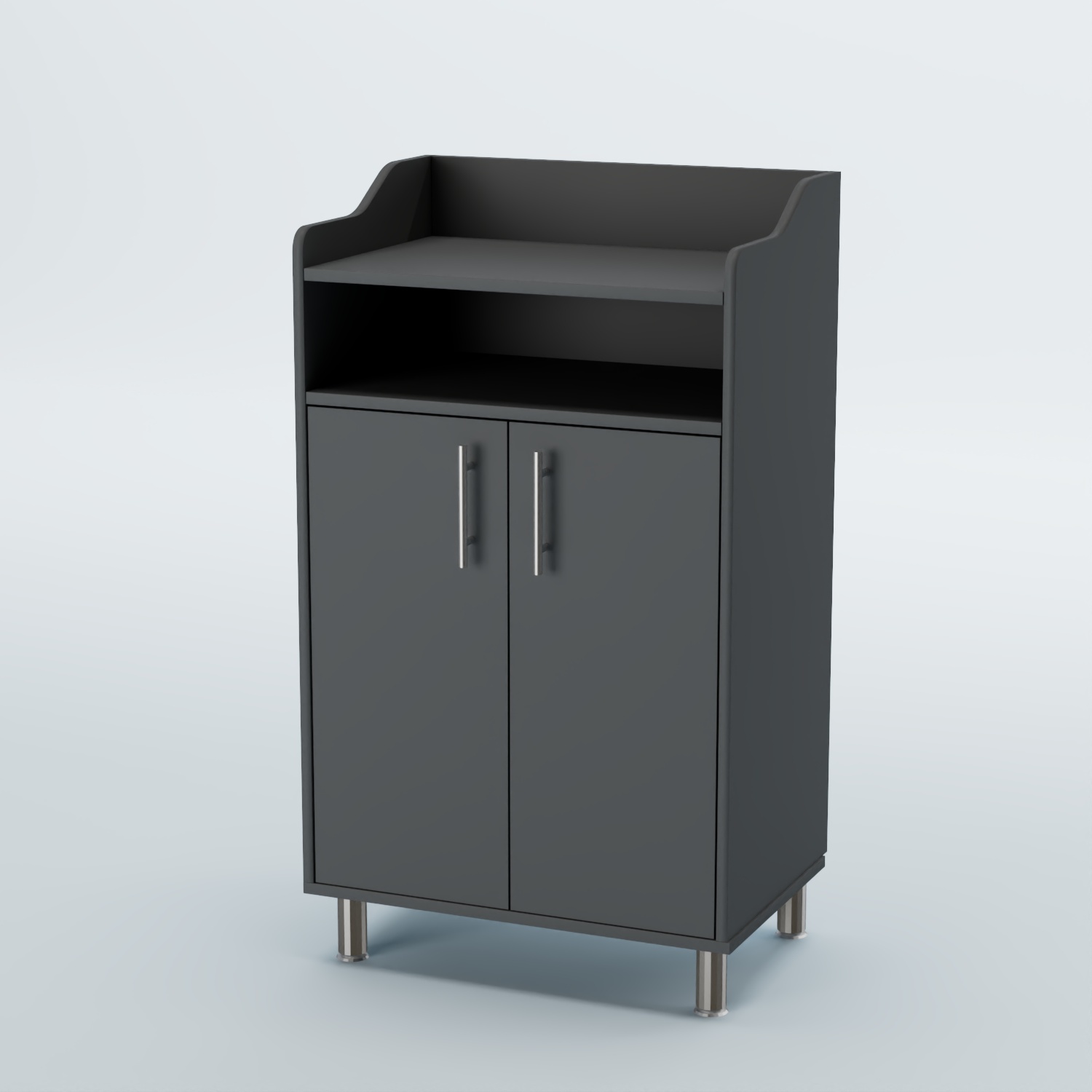 Стойка официанта "Бармен" №4-Н на ножках Темно-Серый