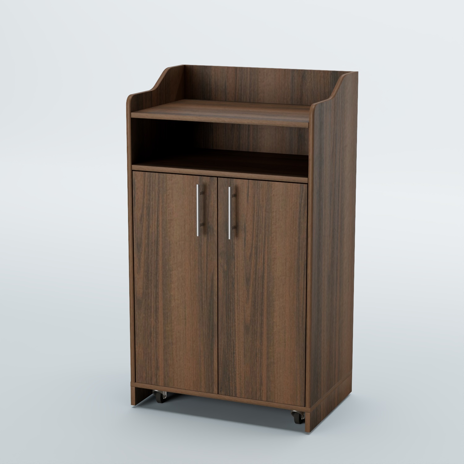 Стойка официанта "Бармен" №4-П передвижная Орех