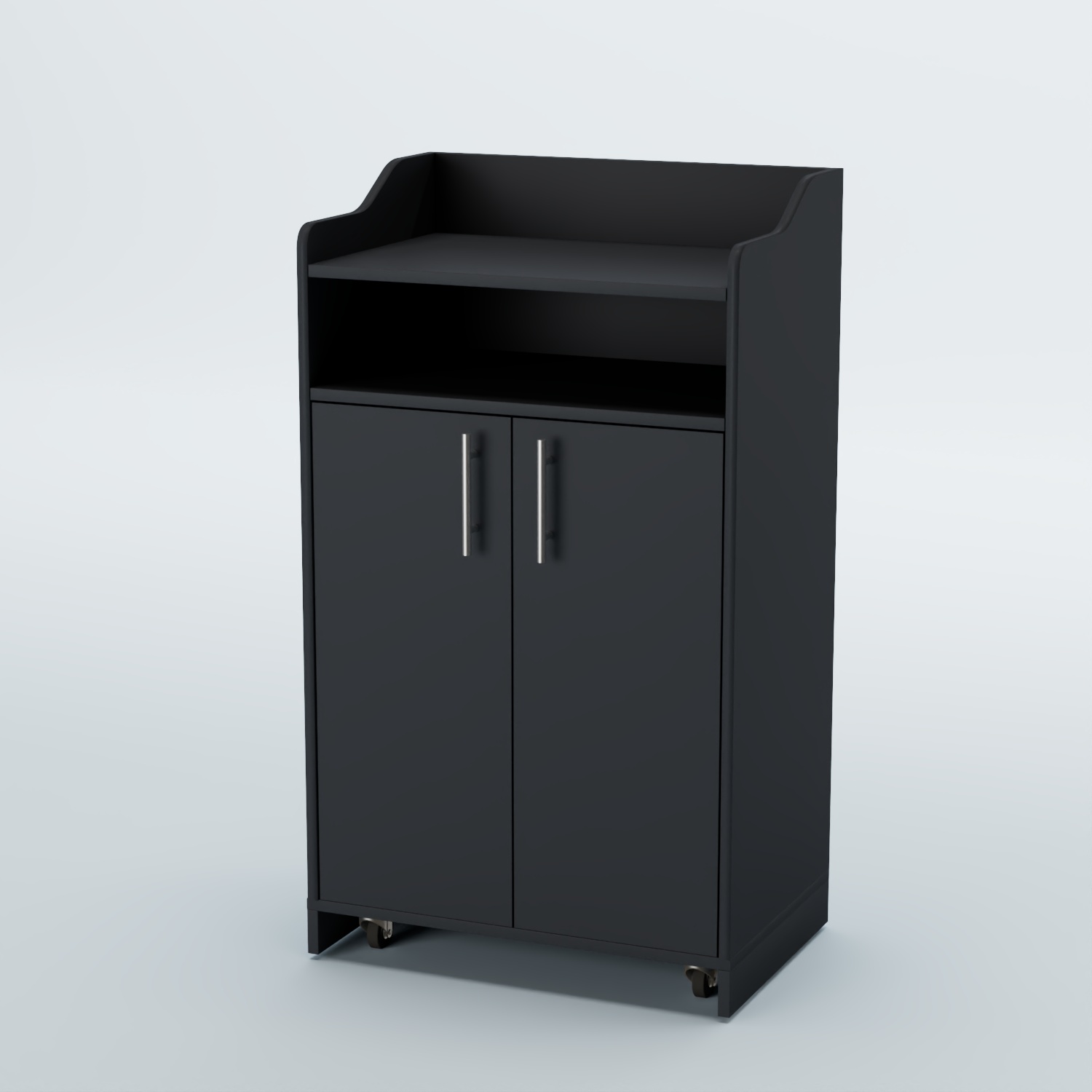 Стойка официанта "Бармен" №4-П передвижная Антрацит