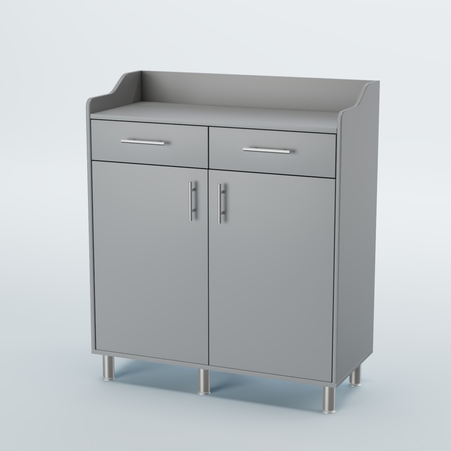 Стойка официанта "Бармен" №6-Н на ножках Серый