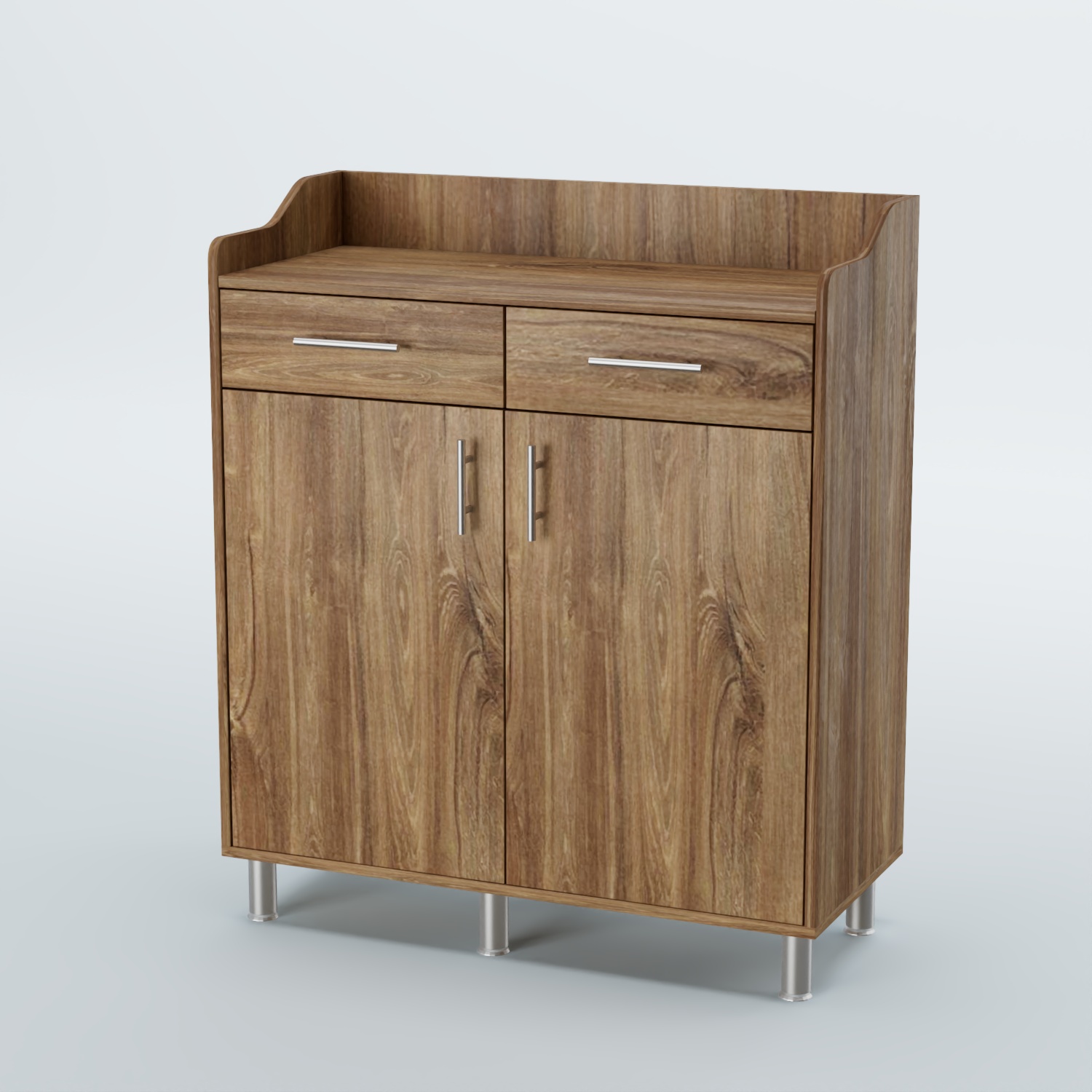 Стойка официанта "Бармен" №6-Н на ножках Дуб Канзас коричневый