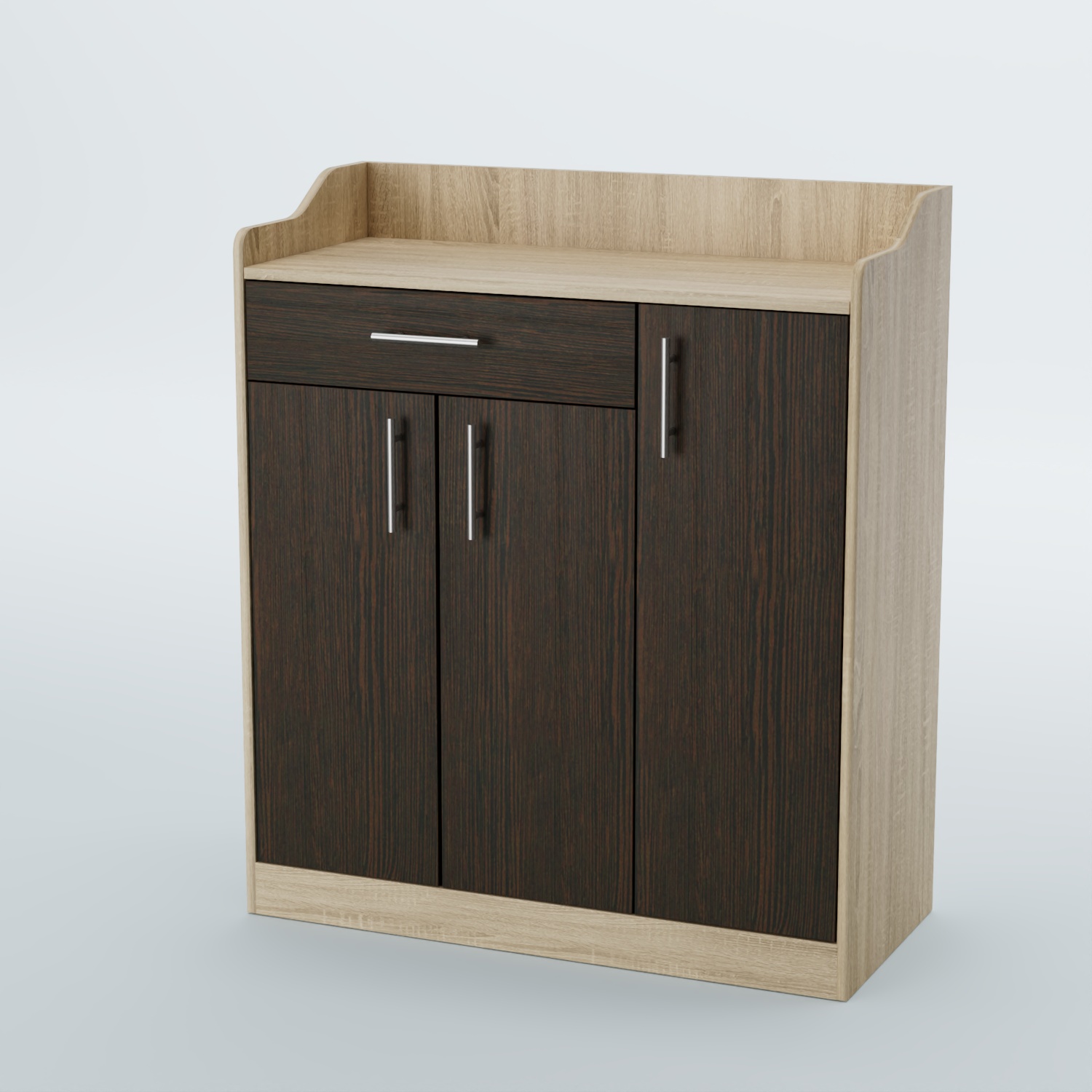 Стойка официанта "Бармен" №7 Дуб Сонома + Дуб Венге