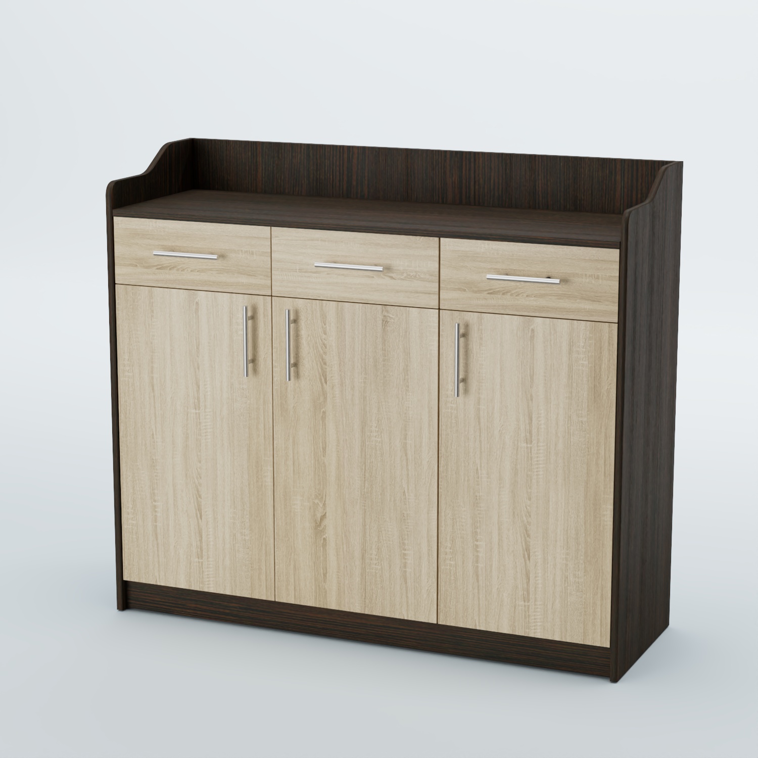 Стойка официанта "Бармен" №8 Дуб Венге + Дуб Сонома