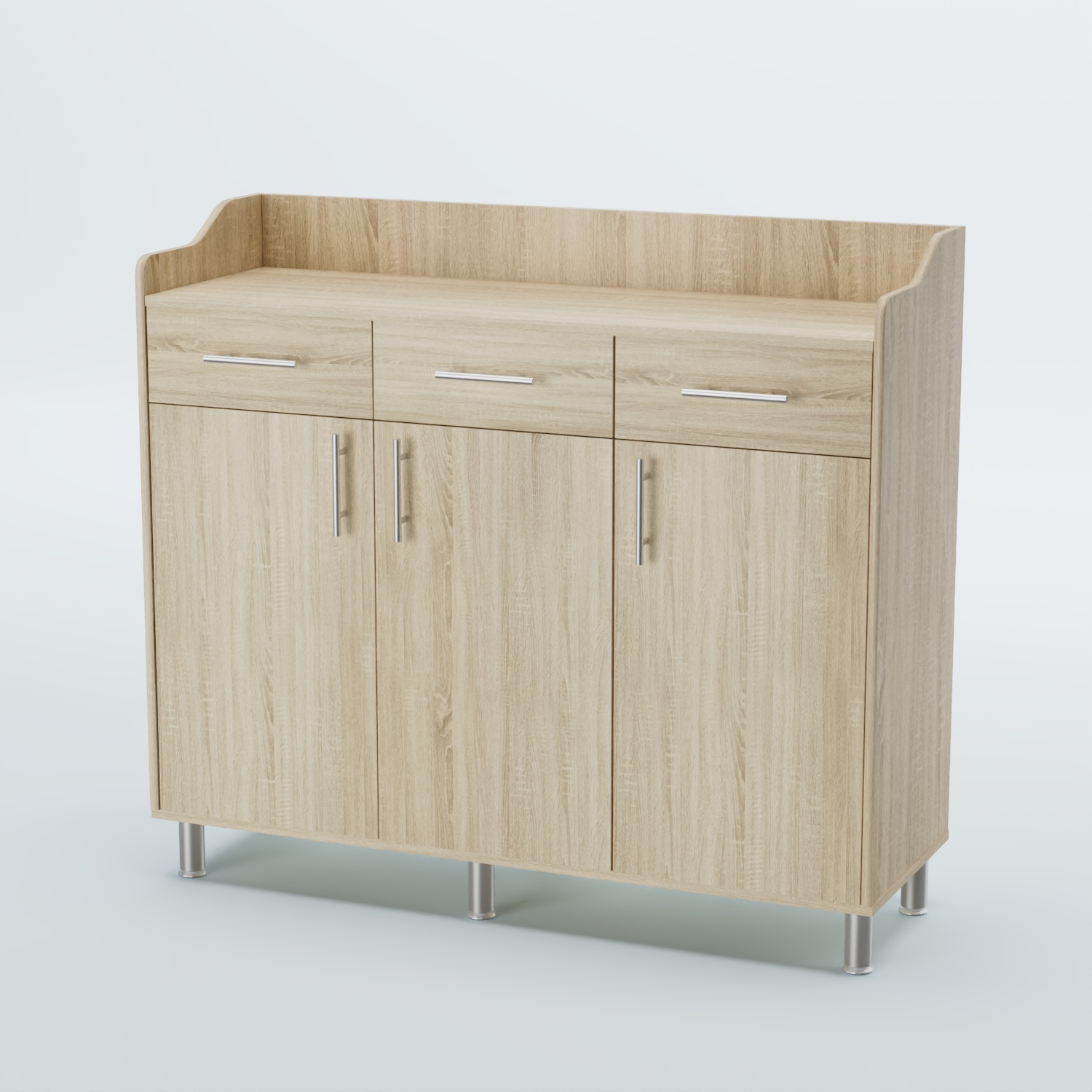 Стойка официанта "Бармен" №8-Н на ножках Дуб Сонома