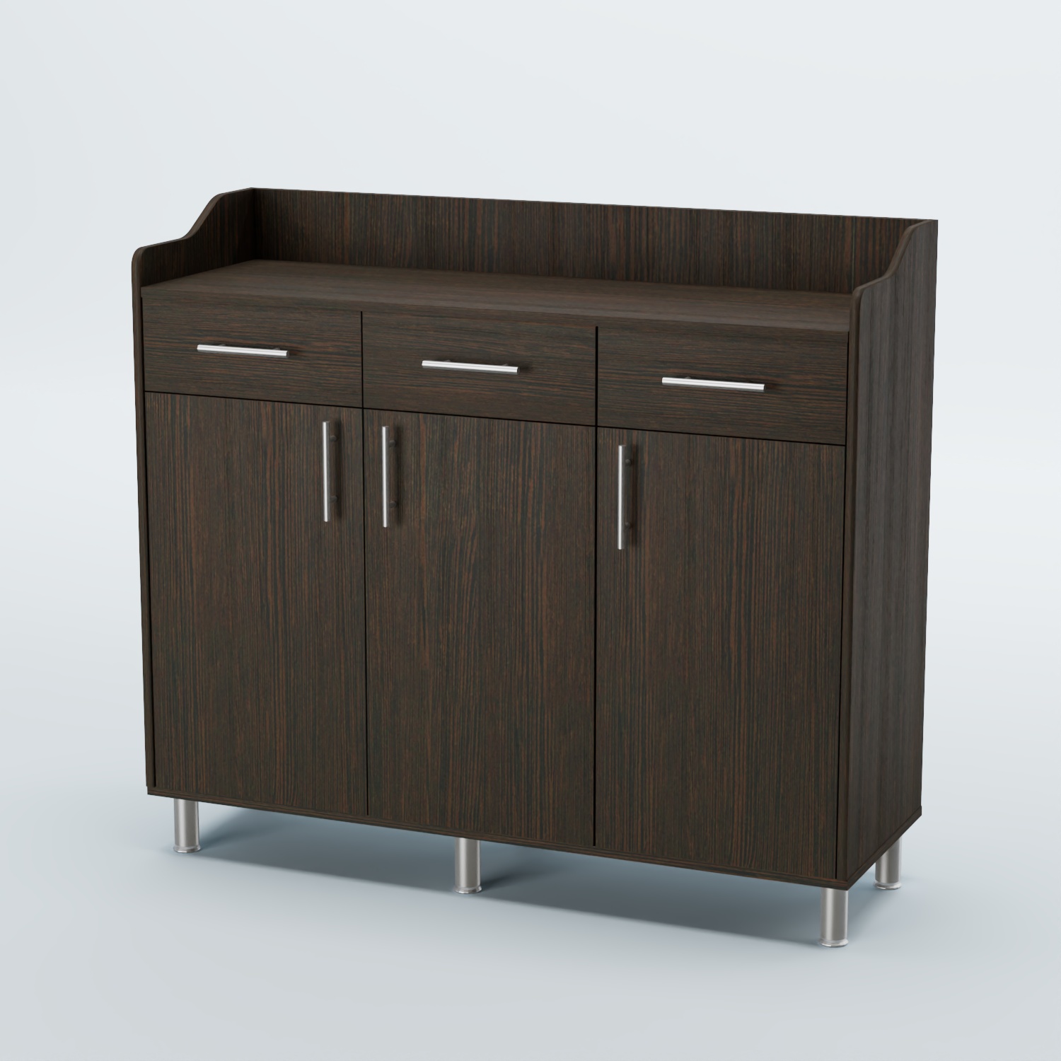 Стойка официанта "Бармен" №8-Н на ножках Дуб Венге