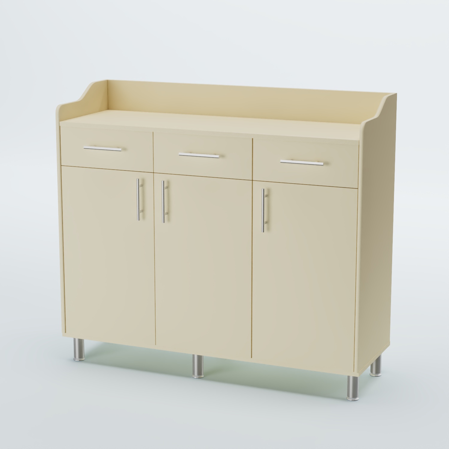 Стойка официанта "Бармен" №8-Н на ножках Крем Вайс